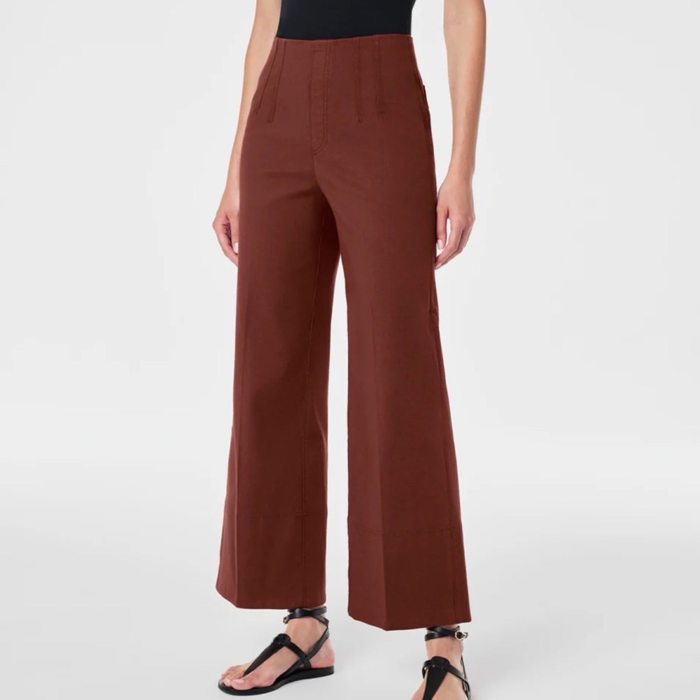 NWT Spanx Cropped Wide Leg Pant
